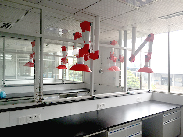 實驗室萬向排氣罩PP三節(jié)可調(diào)化驗室 實驗室抽氣罩