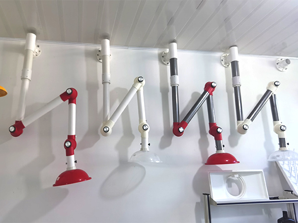 實驗室萬向排氣罩PP三節(jié)可調(diào)化驗室 實驗室抽氣罩